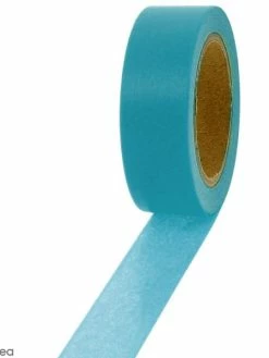 Creavea Masking Tape Bleu Azur Uni - 1,5 Cm X 10 M