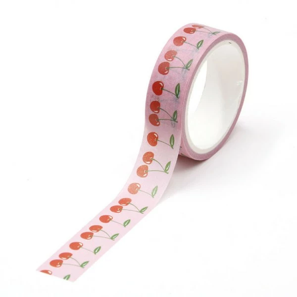 THE LOVELY FACTORY Masking Tape Cerises 2 THE LOVELY FACTORY Masking Tape Cerises – Image 2