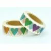 THE LOVELY FACTORY Masking Tape Coeurs Colorés 15mm X 10m