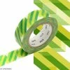 MT Masking Tape Masking Tape Crystal Vert - 1,5 Cm X 10 M