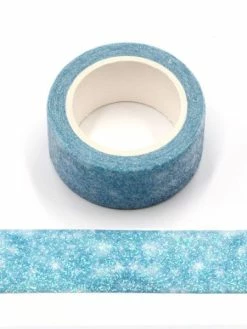 THE LOVELY FACTORY Masking Tape étincelles Bleues Claires - 20mm X 3m - G077