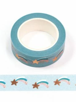 THE LOVELY FACTORY Masking Tape étoile Filante 15mm X 10m