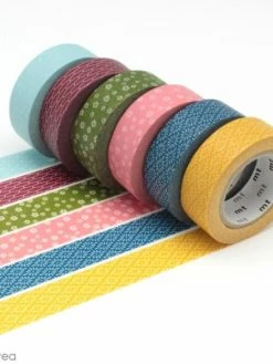 MT Masking Tape Masking Tape Fleurs - Assortiment Wamon N°3 - 6 Rouleaux -V-Zug shop masking tape fleurs assortiment wamon n3 6 rouleaux p 2