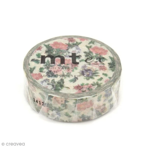 MT Masking Tape Masking Tape Fleurs - Fleurs Vintages - 15 Mm X 7 M 2 MT Masking Tape Masking Tape Fleurs - Fleurs Vintages - 15 Mm X 7 M – Image 2