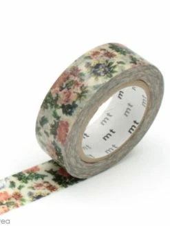 MT Masking Tape Masking Tape Fleurs - Fleurs Vintages - 15 Mm X 7 M