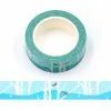 THE LOVELY FACTORY Masking Tape Forêt Enneigée D'hiver Et Oiseau 15mm X 10m