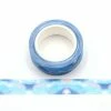 THE LOVELY FACTORY Masking Tape Glitter Aurores Boréales Bleues - 15mm X 5m - G067