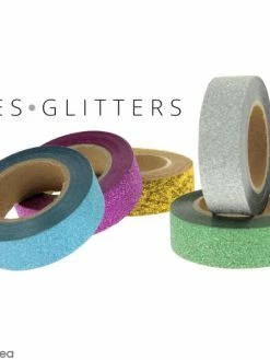 Creavea Masking Tape Glitter Vert - Résistant - 1,5 Cm X 10 M -V-Zug shop masking tape glitter vert resistant 15 cm x 10 m p 3