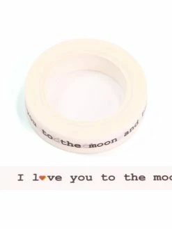 THE LOVELY FACTORY Masking Tape I Love You To The Moon 10mm X 10m