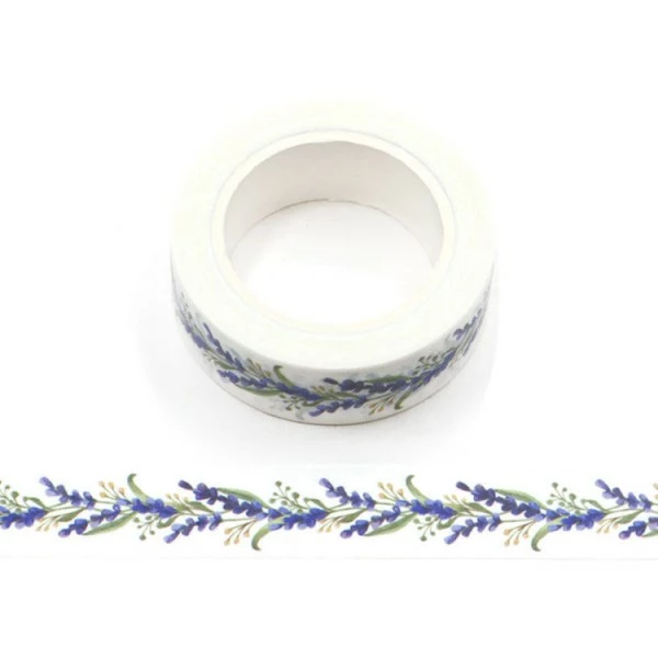 THE LOVELY FACTORY Masking Tape Lavande 15mm X 10m 1 THE LOVELY FACTORY Masking Tape Lavande 15mm X 10m