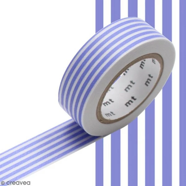 MT Masking Tape Masking Tape Lignes Bleuet - 15 Mm X 10 M 2 MT Masking Tape Masking Tape Lignes Bleuet - 15 Mm X 10 M – Image 2
