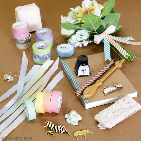 MT Masking Tape Masking Tape Lignes Bleuet - 15 Mm X 10 M 3 MT Masking Tape Masking Tape Lignes Bleuet - 15 Mm X 10 M – Image 3