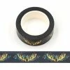 THE LOVELY FACTORY Masking Tape Métallisé Bois De Cerfs 15mm X 10m