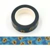 THE LOVELY FACTORY Masking Tape Métallisé Boule De Pin 15mm X 10m