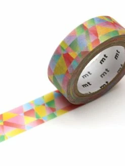 MT Masking Tape Masking Tape - Mosaïque Multicolore - 15 Mm X 7 M