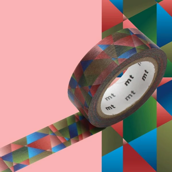 MT Masking Tape Masking Tape - Mosaïque Multicolore Foncé - 15 Mm X 7 M 2 MT Masking Tape Masking Tape - Mosaïque Multicolore Foncé - 15 Mm X 7 M – Image 2