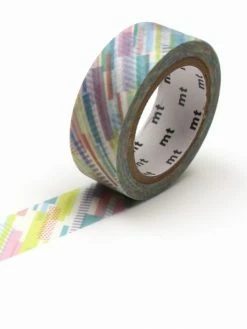 MT Masking Tape Masking Tape - Motifs Bandes - 15 Mm X 7 M