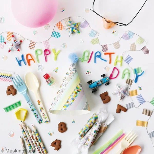 MT Masking Tape Masking Tape Motifs Enfants - Jeu De Construction - 15 Mm X 10 M 2 MT Masking Tape Masking Tape Motifs Enfants - Jeu De Construction - 15 Mm X 10 M – Image 2