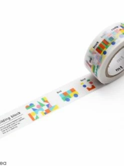 MT Masking Tape Masking Tape Motifs Enfants - Jeu De Construction - 15 Mm X 10 M