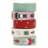 Rico Design Masking Tape - Noël Et Casse Noisette - 1,5 Cm X 10 M - 5 Pcs