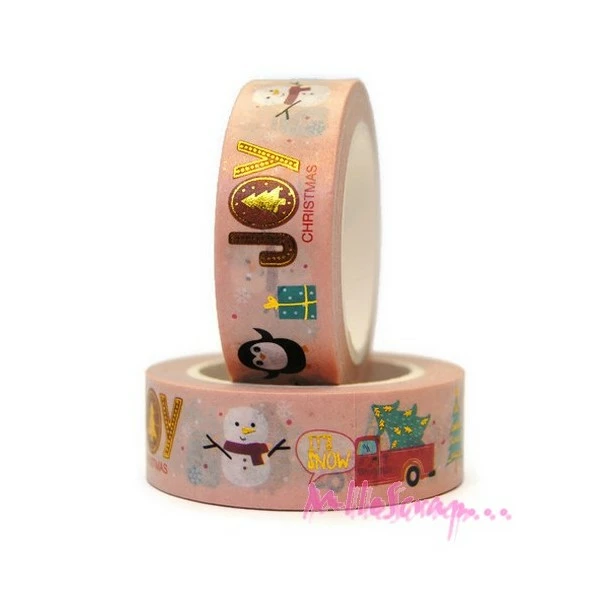 SCRAPBERRY'S Masking Tape Noel Papier Autocollant - 10 Mètres 1 SCRAPBERRY'S Masking Tape Noel Papier Autocollant - 10 Mètres