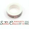 THE LOVELY FACTORY Masking Tape Noêl Santa Claus Merry Christmas - 15mm X 10m - W522