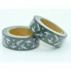 THE LOVELY FACTORY Masking Tape Noir Oiseaux Blancs
