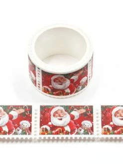 THE LOVELY FACTORY Masking Tape Prédécoupé Père Noël - 20mm X 3m - W518