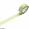 MT Masking Tape Masking Tape Quadrillé Jaune Vert - 15 Mm X 10 M