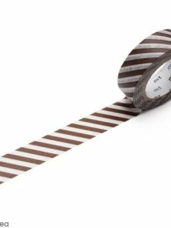 MT Masking Tape Masking Tape Rayures Amande - 15 Mm X 10 M