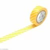 MT Masking Tape Masking Tape - Rayures Jaune - 15 Mm X 7 M