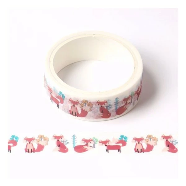 THE LOVELY FACTORY Masking Tape Renards 15mm X 5m 1 THE LOVELY FACTORY Masking Tape Renards 15mm X 5m