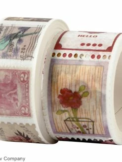 Creativ Company Masking Tape Timbres Vintage - 20 Et 25 Mm De Largeur - 2 Rouleaux 3 Creativ Company Masking Tape Timbres Vintage - 20 Et 25 Mm De Largeur - 2 Rouleaux -V-Zug shop masking tape timbres vintage 20 et 25 mm de largeur 2 rouleaux p 2