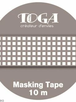 Draeger By Toga Masking Tape Toga - Color Factory Naissance - Vichy Taupe - 10 Mètres 4 Draeger By Toga Masking Tape Toga - Color Factory Naissance - Vichy Taupe - 10 Mètres -V-Zug shop masking tape toga color factory naissance vichy taupe 10 metres p 2