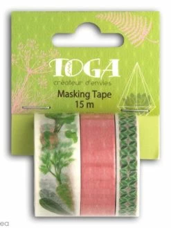 Draeger By Toga Masking Tape Toga Oh My Green - Légumes - 3 Rouleaux