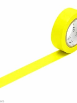 MT Masking Tape Masking Tape - Uni Jaune Fluo - 15 Mm X 7 M