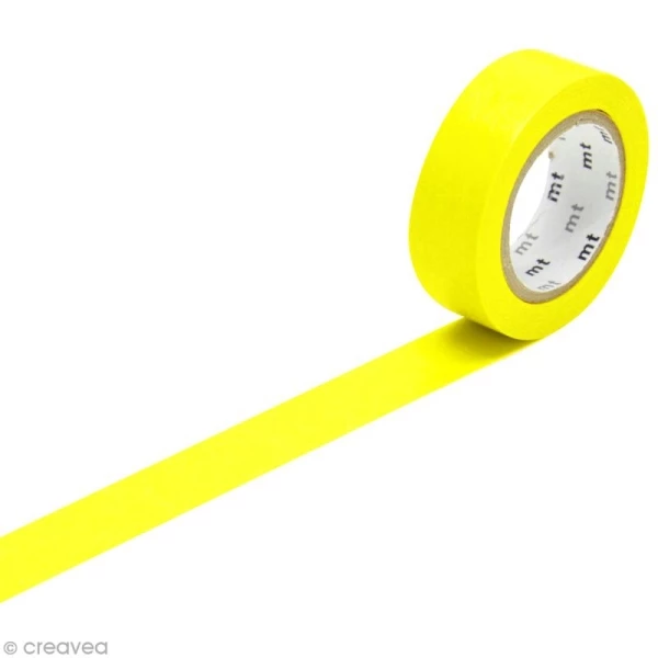 MT Masking Tape Masking Tape - Uni Jaune Fluo - 15 Mm X 7 M 1 MT Masking Tape Masking Tape - Uni Jaune Fluo - 15 Mm X 7 M