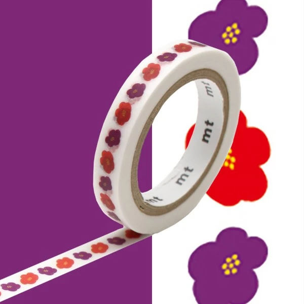MT Masking Tape Masking Tape X Sou Sou - Fleurs - 7 Mm X 7 M 2 MT Masking Tape Masking Tape X Sou Sou - Fleurs - 7 Mm X 7 M – Image 2