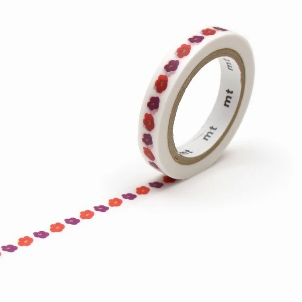 MT Masking Tape Masking Tape X Sou Sou - Fleurs - 7 Mm X 7 M 1 MT Masking Tape Masking Tape X Sou Sou - Fleurs - 7 Mm X 7 M