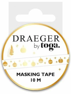 Draeger By Toga Masking Tape Noël - Boule De Noël - 1,5 Cm X 10 M -V-Zug shop masking tapenoel boule de noel 15 cm x 10 m p 2