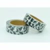 THE LOVELY FACTORY Masknig Tape Blanc Tâches De Vaches Noires 15mm X 10m