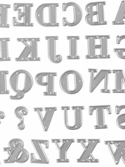 Creativ Company Matrice De Coupe - Alphabet - 2 X 2,5 Cm
