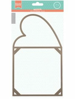 Matrice De Coupe Artemio - Carte Coeur - 25,4 X 15 Cm - 1 Pce