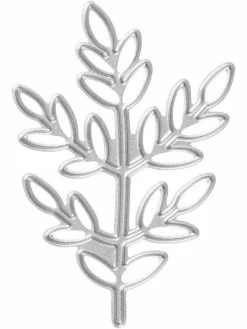 Creativ Company Matrice De Coupe - Branche Et Feuilles - 4,4 X 6,5 Cm