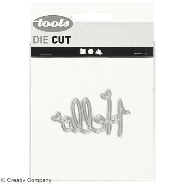 Creativ Company Matrice De Coupe Creotime - Hello - 5,9 X 3,6 Cm - 1 Pce 2 Creativ Company Matrice De Coupe Creotime - Hello - 5,9 X 3,6 Cm - 1 Pce – Image 2