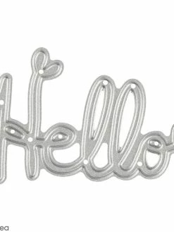 Creativ Company Matrice De Coupe Creotime - Hello - 5,9 X 3,6 Cm - 1 Pce