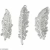 Creativ Company Matrice De Coupe Creotime - Plumes - 4,7 X 1,2 Cm Environ - 3 Pcs