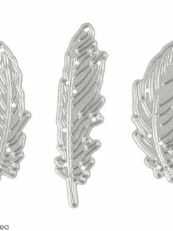 Creativ Company Matrice De Coupe Creotime - Plumes - 4,7 X 1,2 Cm Environ - 3 Pcs