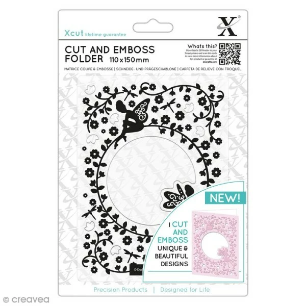 Docrafts Xcut Matrice De Coupe Et D'embossage - Fées Florales - 11 X 15 Cm - 1 Pce 1 Docrafts Xcut Matrice De Coupe Et D'embossage - Fées Florales - 11 X 15 Cm - 1 Pce