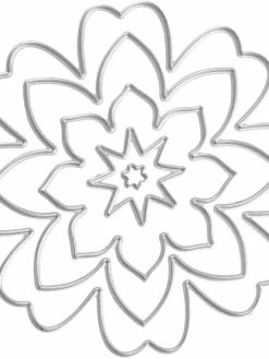 Creativ Company Matrice De Coupe - Fleurs - 0,5 à 8 Cm